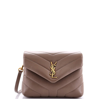 Saint Laurent Loulou Shoulder Bag Matelasse Chevron Leather Toy