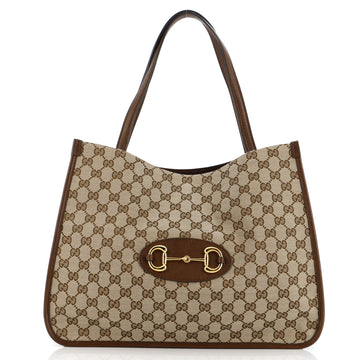 Gucci Horsebit 1955 Tote GG Canvas Medium