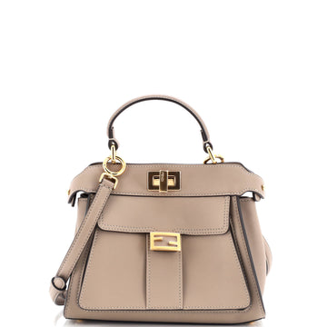 Fendi Front Pocket Peekaboo ISeeU Bag Leather Small