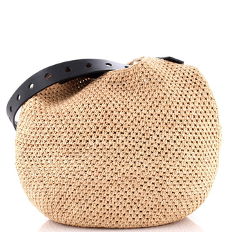 Loewe Paula's Ibiza Hobo Woven Raffia and Leather