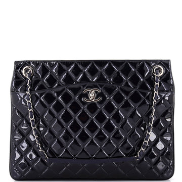 Chanel 3 Tote Quilted Patent Medium