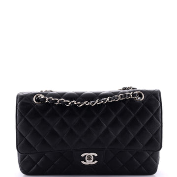 Chanel Classic Double Flap Bag Quilted Caviar Medium