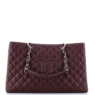 Chanel Grand Shopping Tote Quilted Caviar XL