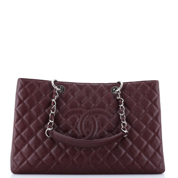 Chanel Grand Shopping Tote Quilted Caviar XL