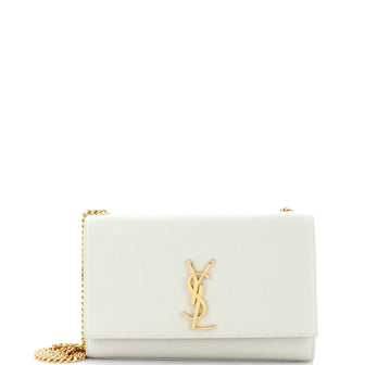 Saint Laurent Classic Monogram Crossbody Bag Grainy Leather Medium
