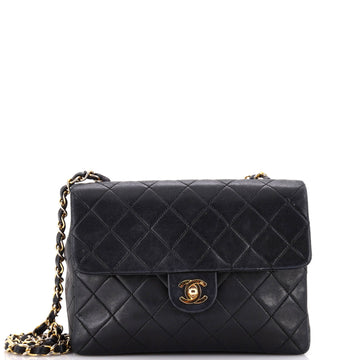 Chanel Vintage Square Classic Flap Bag Quilted Lambskin Small