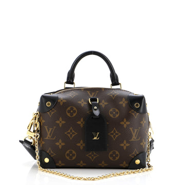 Louis Vuitton Petite Malle Souple Handbag Monogram Canvas