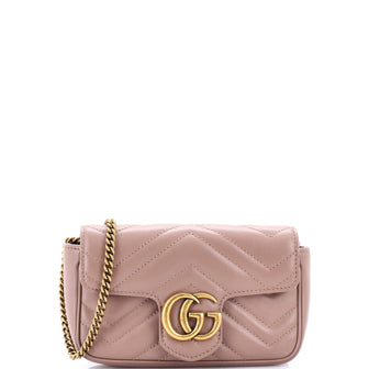 Gucci GG Marmont Flap Bag Matelasse Leather Super Mini