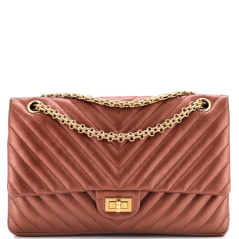 Chanel Reissue 2.55 Flap Bag Chevron Aged Calfskin 226