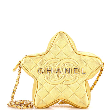 CC Walk of Fame Star Bag Quilted Metallic Lambskin