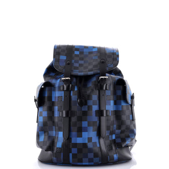 Louis Vuitton Christopher Backpack Limited Edition Damier Graphite Pixel PM