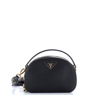 Prada Odette Top Handle Bag Saffiano Leather Small