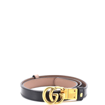 Gucci GG Marmont Reversible Belt Leather Thin