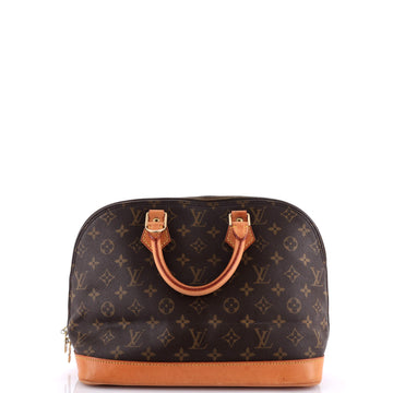 Louis Vuitton Vintage Alma Handbag Monogram Canvas PM