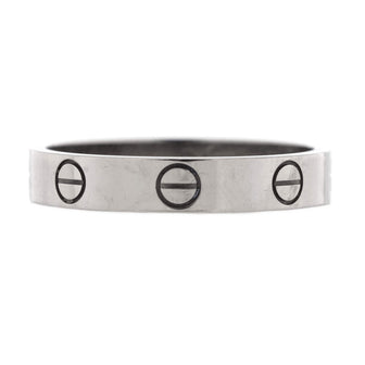 Cartier Love Wedding Band Ring 18K White Gold