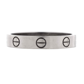 Cartier Love Wedding Band Ring 18K White Gold