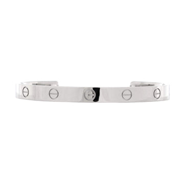 Cartier Love Cuff Bracelet 18K White Gold