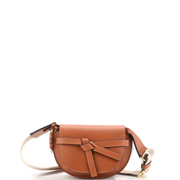 Loewe Gate Dual Shoulder Bag Leather Mini