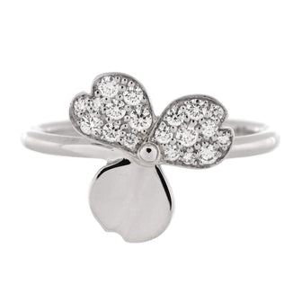 Tiffany & Co. Paper Flowers Ring Platinum with Diamonds