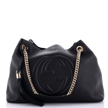 Gucci Soho Chain Strap Shoulder Bag Leather Medium