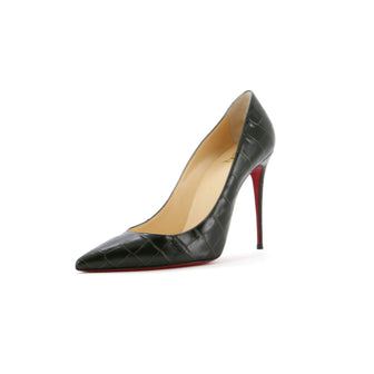 Christian Louboutin Women's Kate Pumps Crocodile Embossed Leather 100
