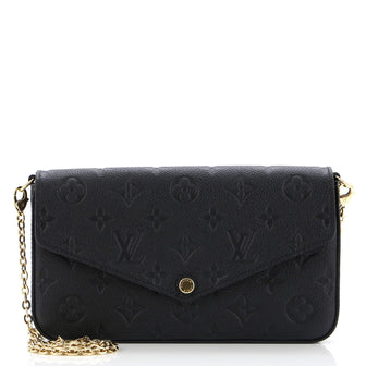 Louis Vuitton Felicie Pochette Monogram Empreinte Leather