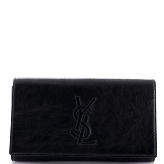 Saint Laurent Belle de Jour Clutch Leather Large