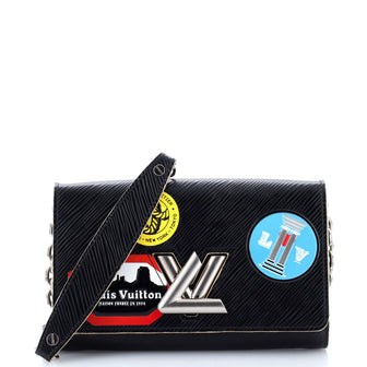 Louis Vuitton Twist Chain Wallet Limited Edition World Tour Epi Leather