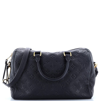 Louis Vuitton Speedy Bandouliere NM Bag Monogram Empreinte Leather 30