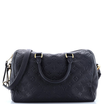 Louis Vuitton Speedy Bandouliere NM Bag Monogram Empreinte Leather 30