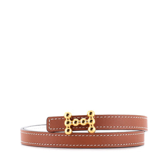 Hermes Bubble Reversible Belt Leather Thin