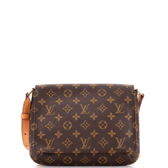 Louis Vuitton Musette Tango Handbag Monogram Canvas