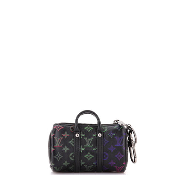 Louis Vuitton Mini Keepall Bag Charm And Key Holder Spotlight Rainbow Monogram Leather