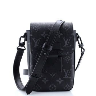 Louis Vuitton S Lock Vertical Wearable Wallet Monogram Eclipse Canvas