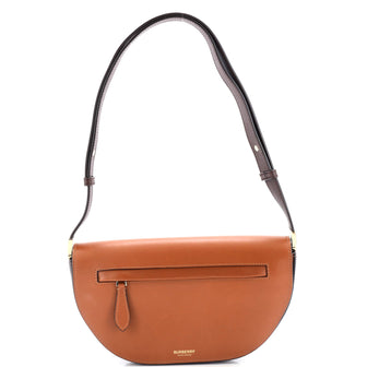 Burberry Olympia Zip Shoulder Bag Leather Small