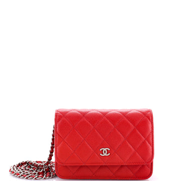 Chanel Wallet on Chain Quilted Caviar Mini