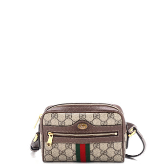Gucci Ophidia Shoulder Bag GG Coated Canvas Mini