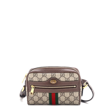 Gucci Ophidia Shoulder Bag GG Coated Canvas Mini