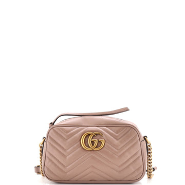 Gucci GG Marmont Shoulder Bag Matelasse Leather Small