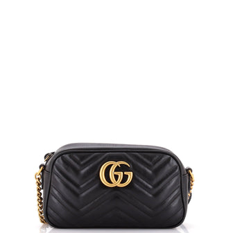 Gucci GG Marmont Shoulder Bag Matelasse Leather Small