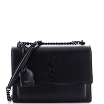 Saint Laurent Sunset Crossbody Bag Leather Medium
