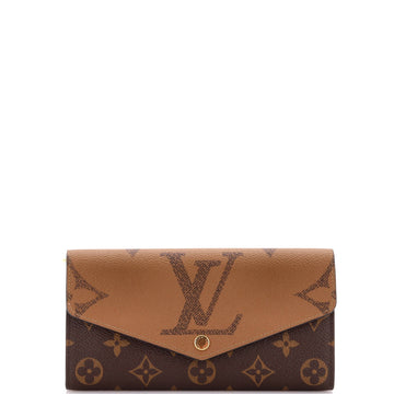 Louis Vuitton Sarah Wallet NM Reverse Monogram Giant and Monogram Canvas