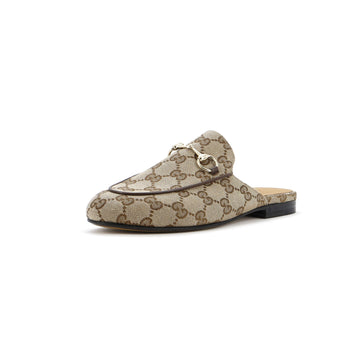 Gucci Women's Princetown Mules GG Canvas