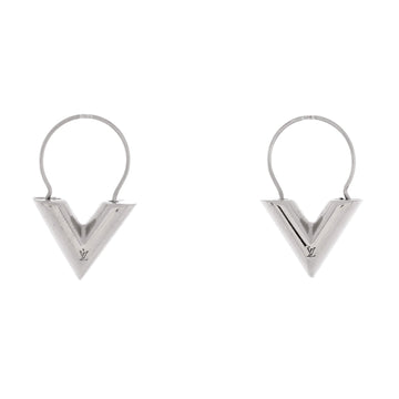 Louis Vuitton Essential V Hoop Earrings Metal