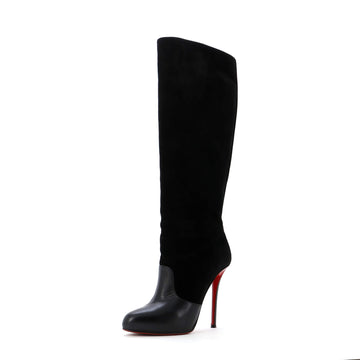 Christian Louboutin Women's Gibster Boots Suede with Leather 100