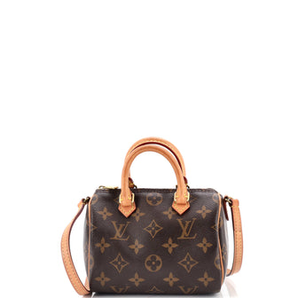 Louis Vuitton Speedy Bandouliere Bag Monogram Canvas Nano
