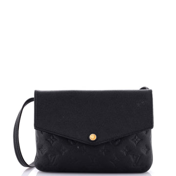 Louis Vuitton Twice Handbag Monogram Empreinte Leather