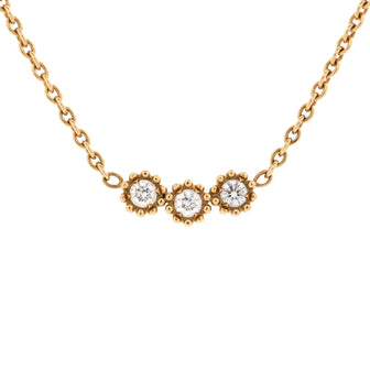 Christian Dior Mimirose Necklace 18K Yellow Gold with Diamonds