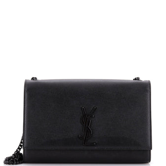 Saint Laurent Classic Monogram Crossbody Bag Grainy Leather Medium