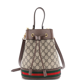 Gucci Ophidia Bucket Bag GG Coated Canvas Small